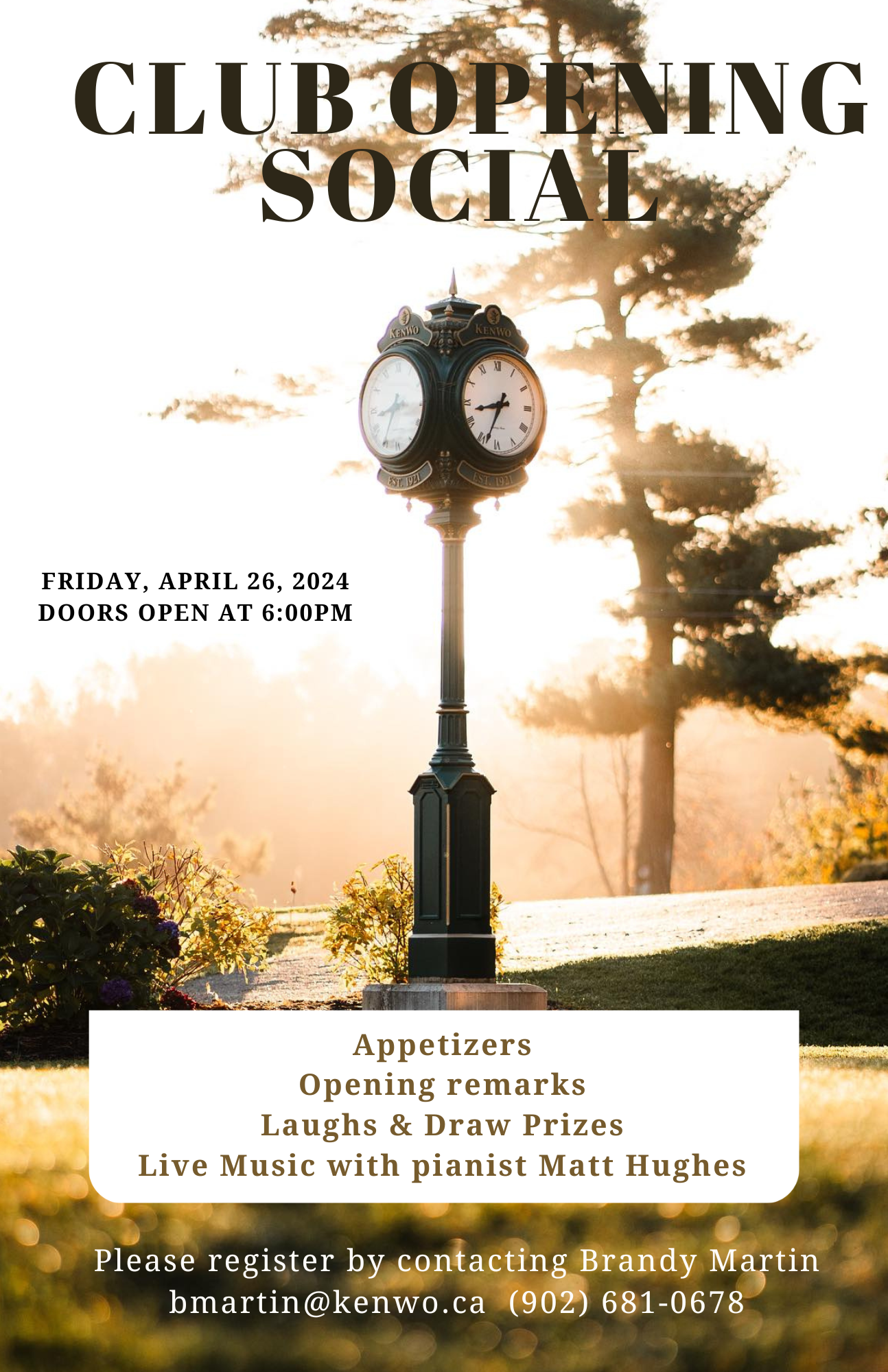 Club Opening Poster 2024